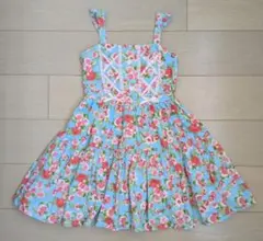 POMONA KISS 花柄ノースリーブワンピース 140cm 子供服
