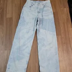 ZARA ケミカルウォッシュ デニムパンツ ライトブルーのサムネイル