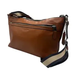 COACH コーチショルダーバッグ レザー ブラウン