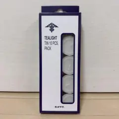 カメヤマ　ティーライトティン　10個入り　ローソン　キャンドル　日本製　結婚式