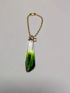 #263 レジンキーホルダー クリスタル チャーム ハンドメイド