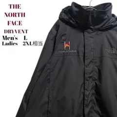 【防水・透湿性】ザノースフェイスマウンテンパーカー　刺繍ロゴ　メンズL古着