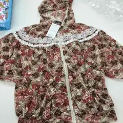 150cm 総レース パーカ