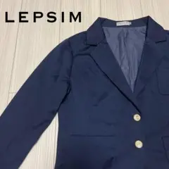 古着 レプシィム LEPSIM ジャケット Lサイズ ネイビー 紺 まBA6のサムネイル