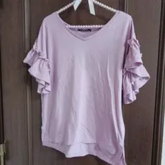 2584❤INGNI好き(,,ᴗ ᴗ,,)袖フリル藤色よりのピンク