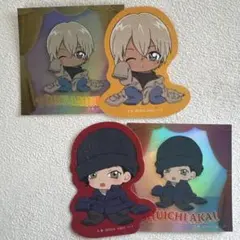 名探偵コナン ちぢませ隊ステッカーコレクション2 ちぢませ隊ステッカー 透 赤井