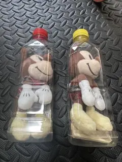 キリン ボトル入りマスコットキャラクター ミッキー&ミニーキーホルダー