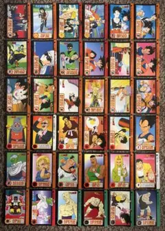 ドラゴンボールカードダス本弾17弾ノーマルコンプリート36枚セット【1993年】
