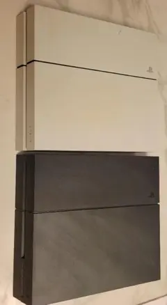 PS4本体 CUH-1200A　ホワイト・ブラック　ジャンク　2点セット