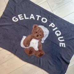 GELATO PIQUE クマデザイン ブランケット