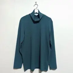 《Calvin Klein golf》 (LL) ボーダー カットソー 長袖 緑