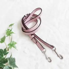 コーチ COACH ショルダーストラップ ピンクレザー シルバー