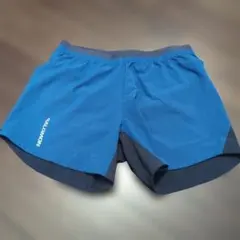 春*井様 SALOMON ランニングショーツ 青色