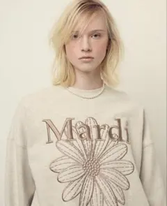 ベージュ　ボーダー　ロンT Mardi Mercredi 新作 正規品 ベージュ ボーダー ロンT Mardi Mercredi - メルカリ