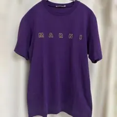 MARNI 紫色 ロゴ Tシャツ　キッズ12y レディースにも！のサムネイル