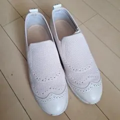 【美品】卑弥呼　ニットスリッポン ピンク 25cm