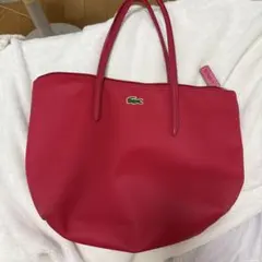 LACOSTE トートバッグ ピンク