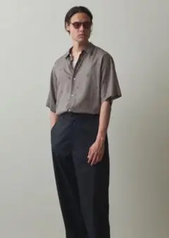 Steven Alan ジャズ プリント レギュラーカラー シャツ