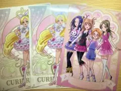 スイートプリキュア♪クリアファイル3枚セット（キュアリズム2枚＋4人集合1枚）