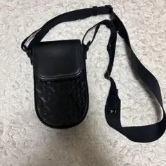 Calvin Klein モノグラム ショルダーバッグ ブラックのサムネイル