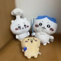 ちいかわ　ぬいぐるみ3体セット