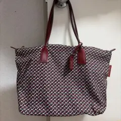 ⭐️ROBERTA PIERI　TATAMI　トートバッグ　レッドカラー