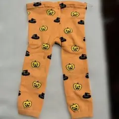パンプキン柄 ベビータイツ85cm