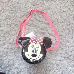 《Disney》ミニーマウス 円形バッグ タグ付き