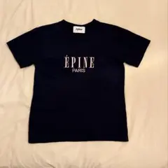 épine エピヌ ロゴ刺繍 Tシャツnavy×pinkのサムネイル