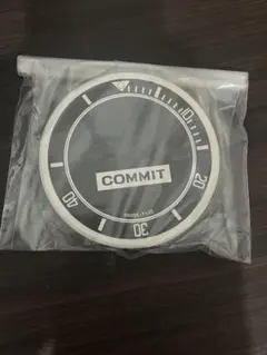 新品未開封 コミット銀座 ノベルティ 珪藻土コースター(ブラック)