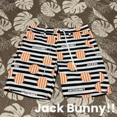 新品 ジャックバニー ストレッチツイルプリント ショートパンツ(6)LL
