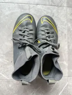 Nike Mercurial サッカーシューズ グレー/イエロー