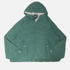 ぴ*ん様 OLD GAP 90s フード付きナイロンジャケット グリーン
