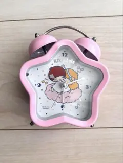 キキララ 壁時計 置き時計 リトルツインスターズ おうち型 ハウス キキ