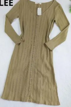 R JUBILEE アールジュビリー リブカーディガン カーキ