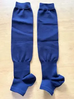 ネイビー ロングソックス