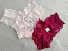 aimerfeel 総レース ハーフバックショーツ 2枚セット Mサイズ