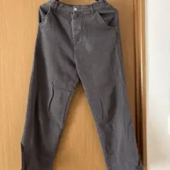 グレー ストレートデニム レースアップのサムネイル