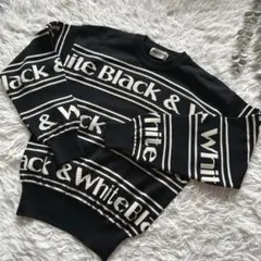 Black & White SPORTSWEAR ブラック＆ホワイト　ニット