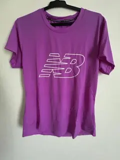 New Balance 紫色 半袖 Tシャツ　ランニング