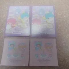 キキララ　リトルツインスターズ　ステッカー　カード　まとめ売り　サンリオ
