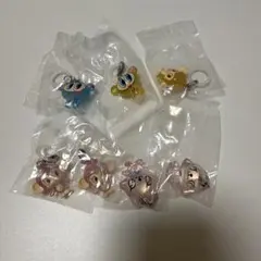 ナルミヤキャラクターズ　めじるしアクセサリー　カプセルトイ　7個セット