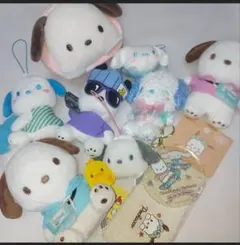 サンリオ ポチャッコ シナモロール ぬいぐるみ マスコット まとめ売り10set