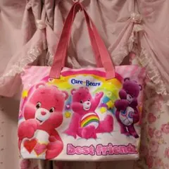お値下げ CareBears 3匹のクマさんがかわいい トートバッグ(未使用)