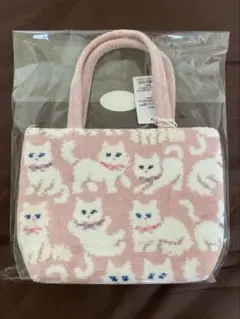 ☆【新品未使用】フェイラー バッグ モフモフネコチャン ペールピンク