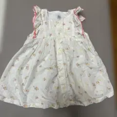 PETIT BATEAU 花柄ワンピース 18m