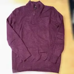 ジップアップセーター ニット