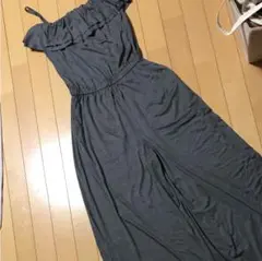 新品 GU ベアトップコンビネゾンHS ダークグレー sizeM