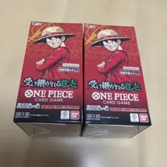 ONE PIECEカードゲーム 受け継がれる意志 2BOX テープ付き - メルカリ