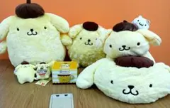 サンリオ　ポムポムプリン　ぬいぐるみ　マスコット　ティッシュカバー　まとめ売り